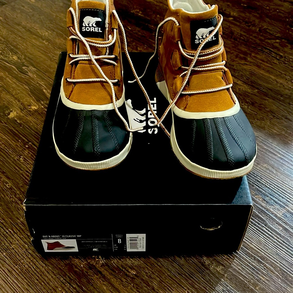 Sorel Out N About III waterproof boots.